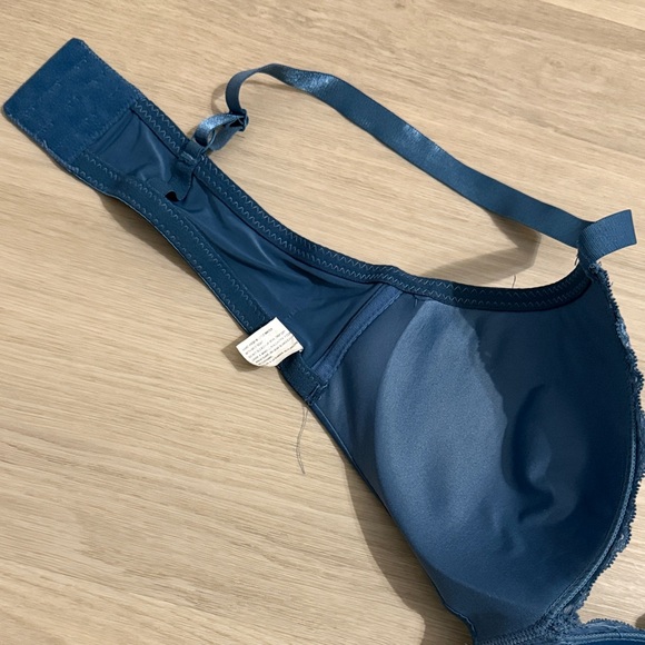 Angelina Women's Lace Trim Bras - Blue, Purple, and Tan - Picture 7 of 7